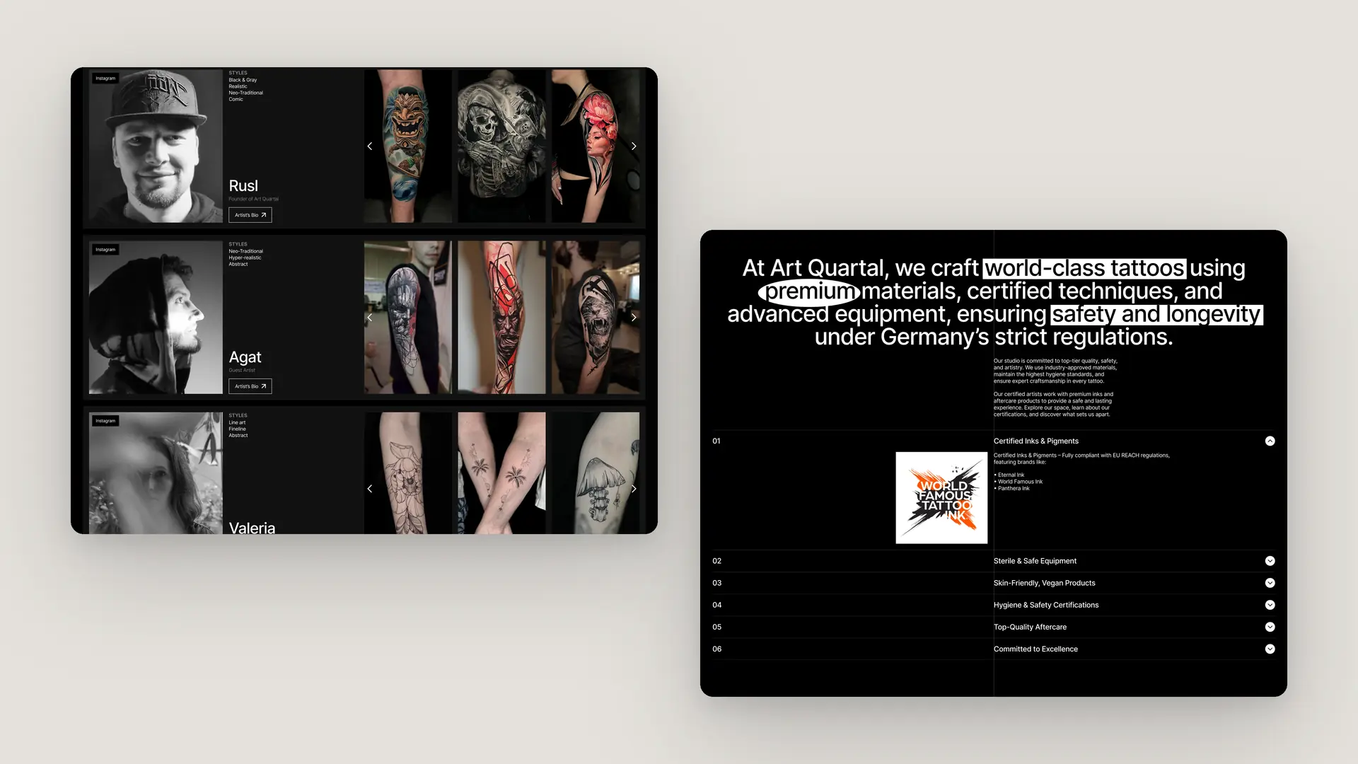 Art Quartal Tattoo page 3