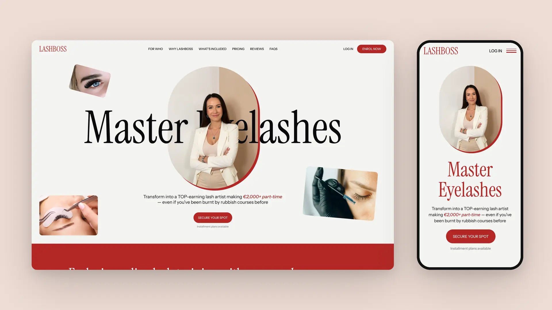 Lashboss Online page 1