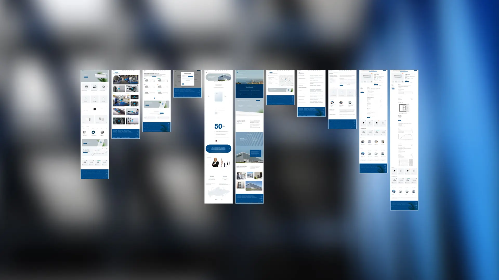 Systemair website mockup 5